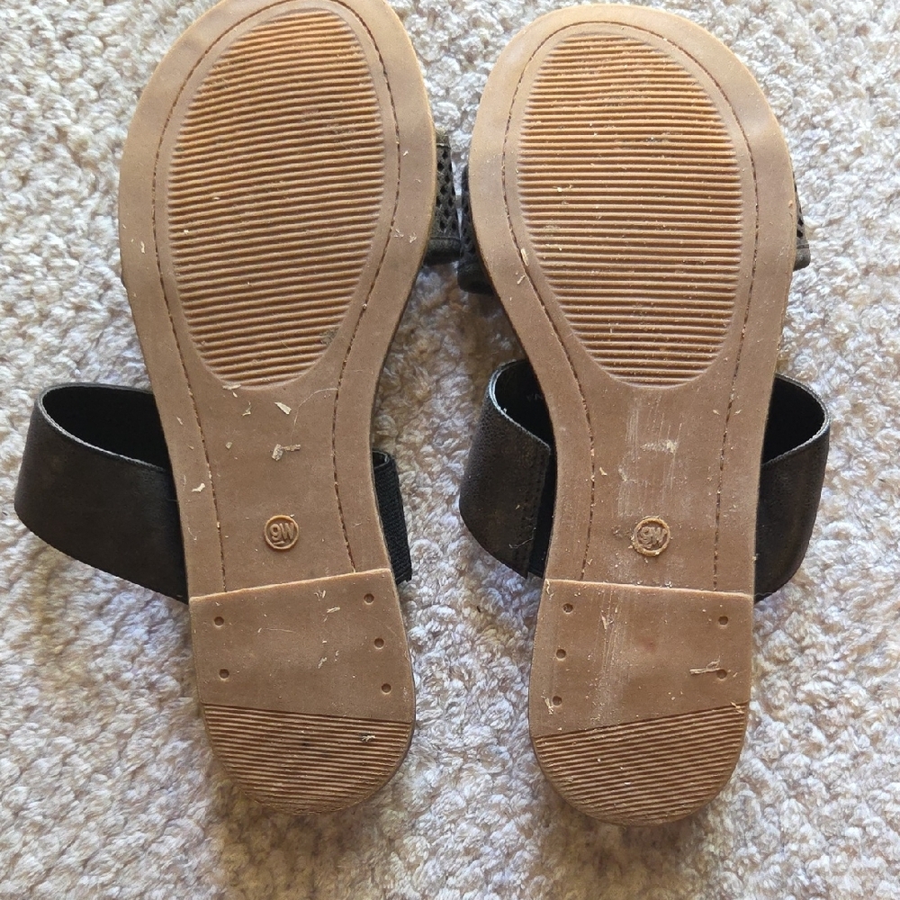 MIA Black and Brown Women's Sandals - Picture 4 of 5